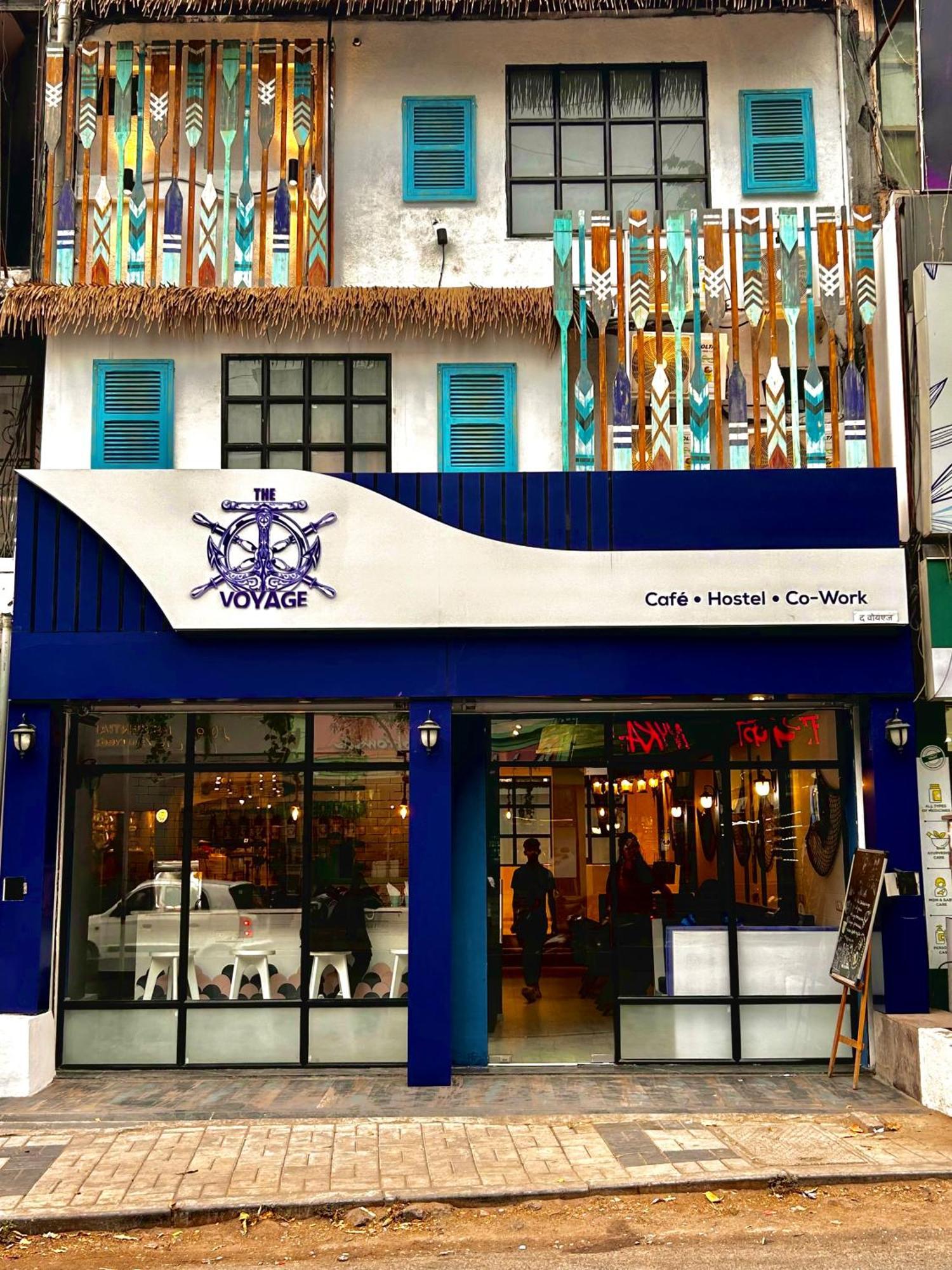 The Voyage - Cafe Hostel Cowork Pune Dış mekan fotoğraf